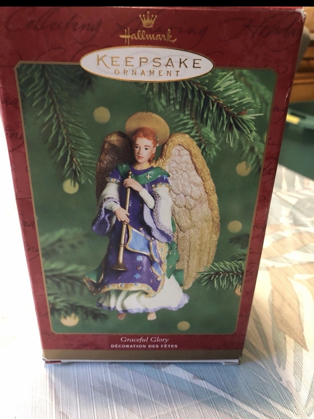Hallmark 2000 Graceful Glory Angel Ornament In Original Box